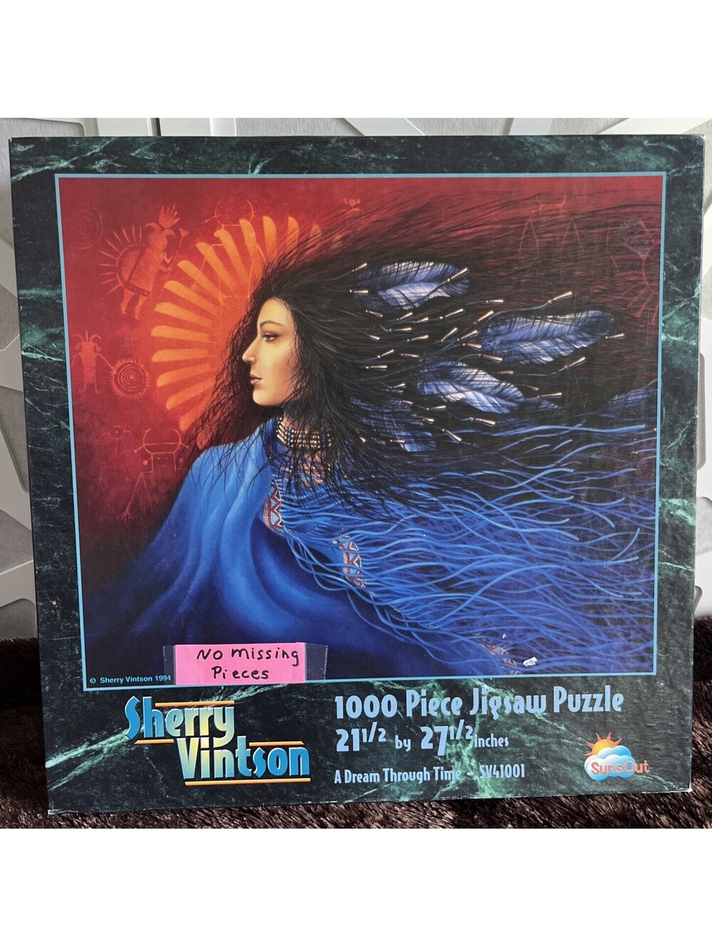 STUNNING VINTAGE ART! SunsOut A Dream Through Time Sherry Vintson 1000 Pc Puzzle